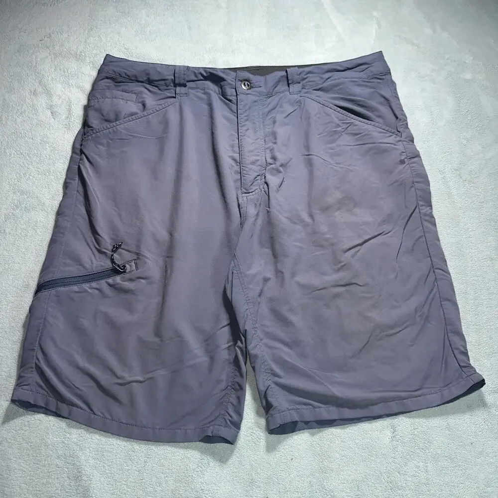 Y2k 2000s Patagonia Quandary Shorts Men 35x10 Work Swim Trunks Surf Blue 57826